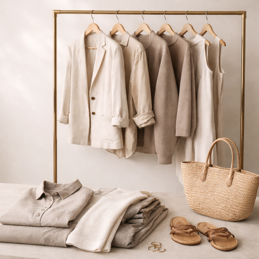 estilo neutral y minimalista de ropa